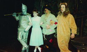 OFF TO SEE THE WIZARD Anna Taglioli prepares for her role as Dorothy in this year's eighth grade musical. Photo taken by Austria Arnold