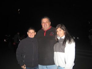 REUNITED Senior Alexandra Villareal and her brother Nicholas visit their dad Andy in New York. PHOTO BY BOBBIE VILLAREAL 