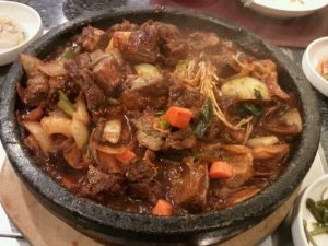 A dish of galbi jim, short rib stew. Photo provided by yelp.com