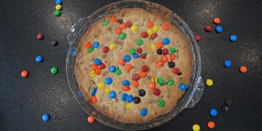 Since the AM: Leftover Halloween Candy Cookie Cake
