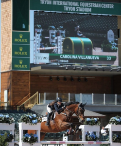 Villaneuva Suarez competing in the Grand Prix in Santa Fe. 