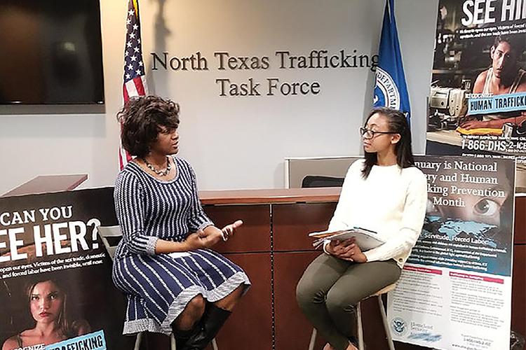 Senior Works to Combat Human Trafficking with Gold Award Project