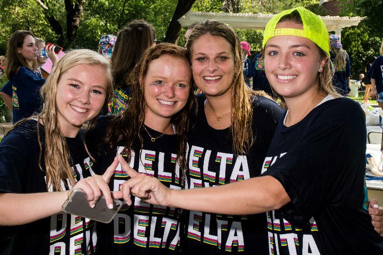Alumnae Find Homes Away from Home At Sororities
