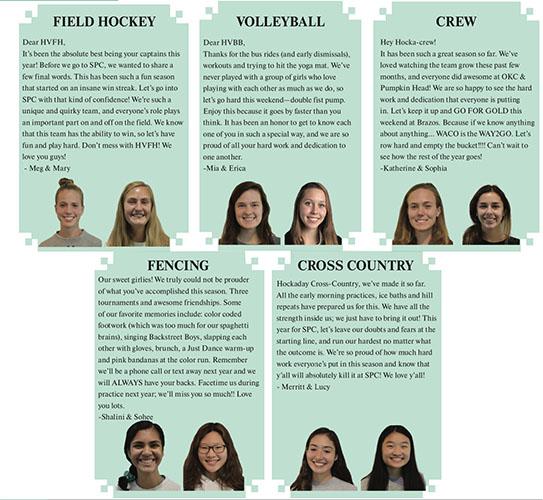 Words of Wisdom: 10 fall sports captains share expertise, motivation for teams going into SPC