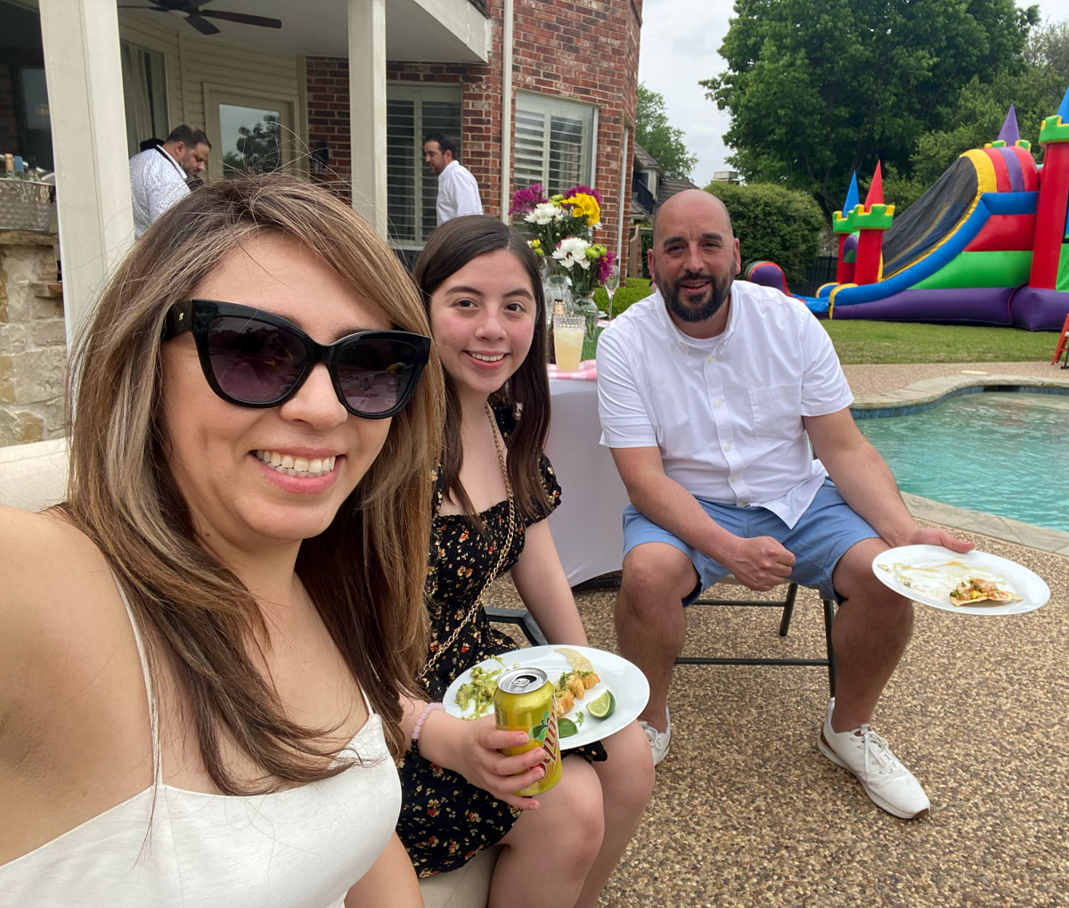 Ruiz with family - Courtesy of Adrienne Ruiz 