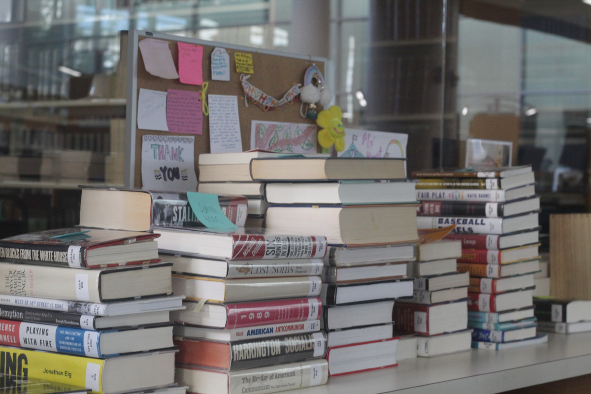 The books pulled from the library for JRPs