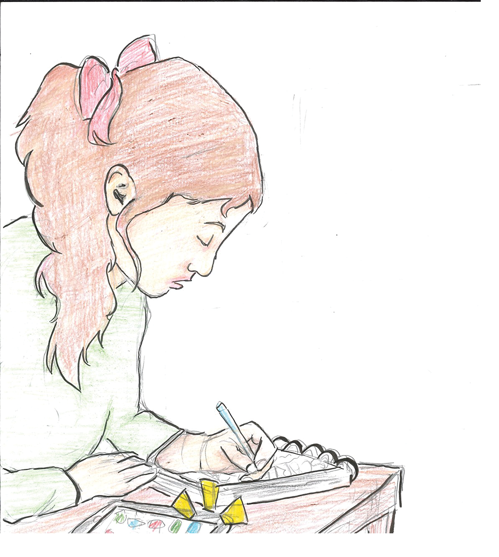 Student learns to work through distractions from phone during school.