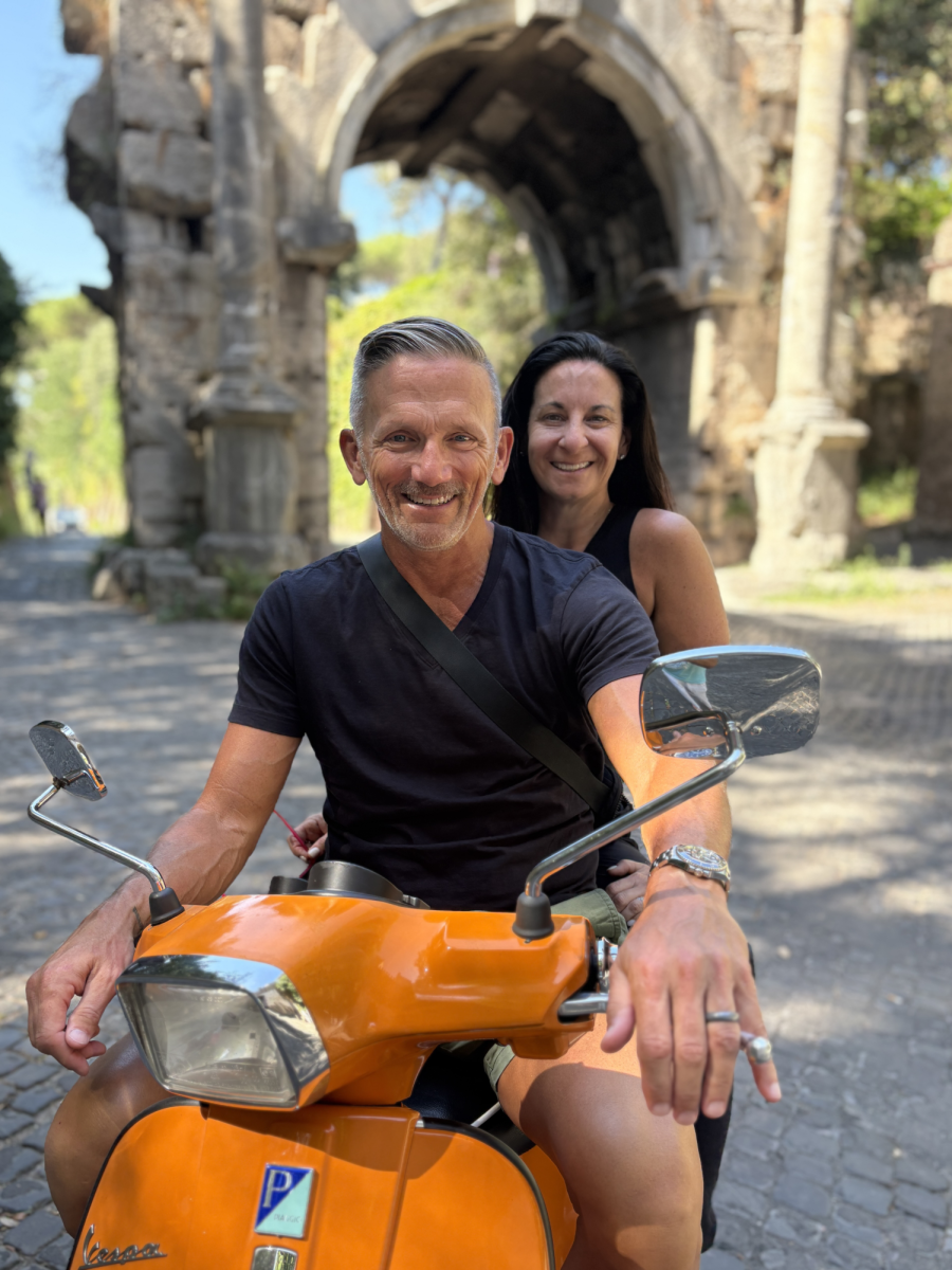 The Leathers spending time together