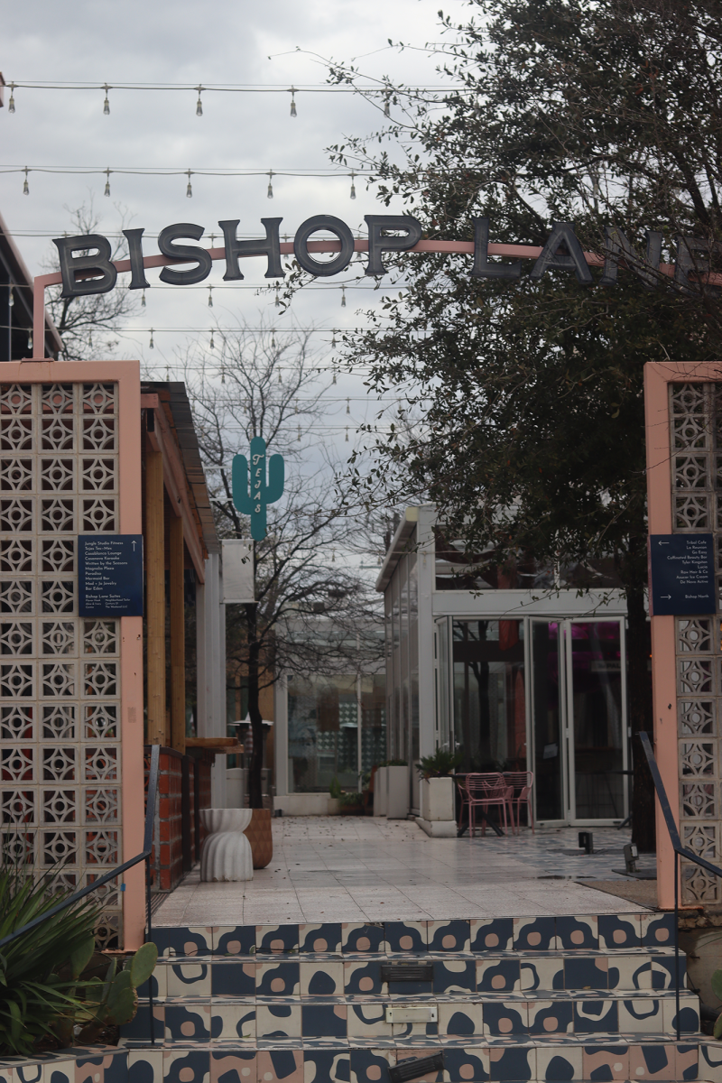 Bishop lane, where the bazaar is held monthly