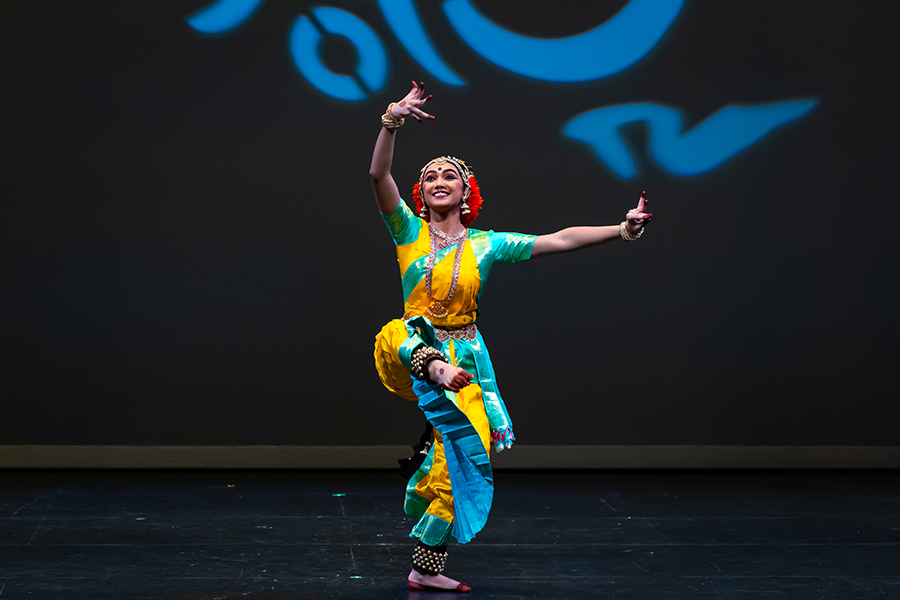 Indaram performs Kuchipudi for a recital